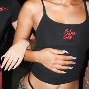 I AM GIA TALI TOP in black